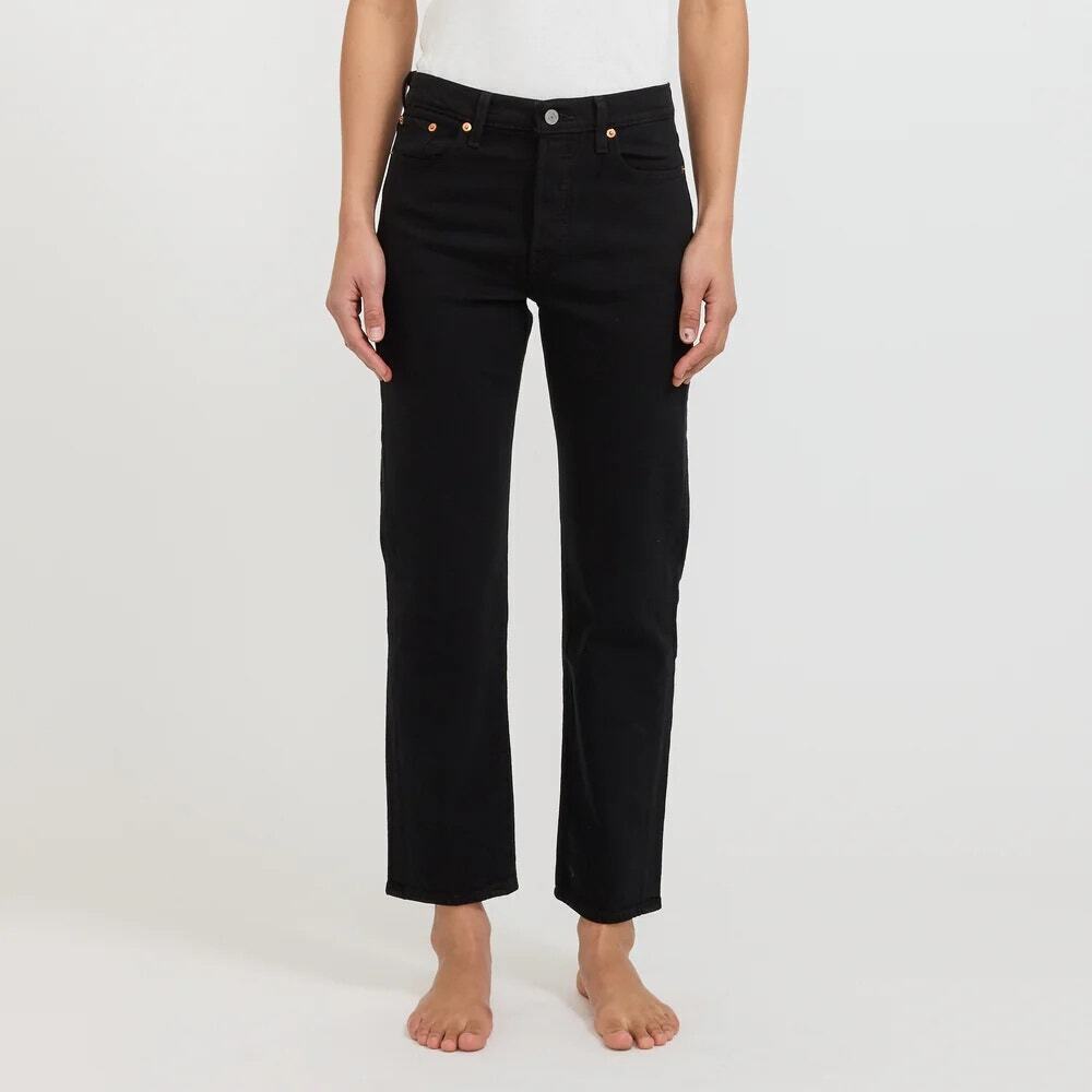 Levis premium Women's Black Wedgie Straight Leg Denim Jeans Size 31